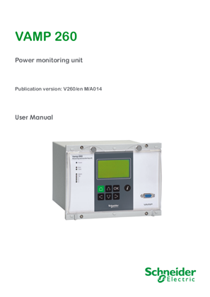 Paveikslas VAMP 260 - Power monitoring unit - Instruction sheet