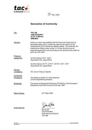 的映像 V2* and V3* Control Valves