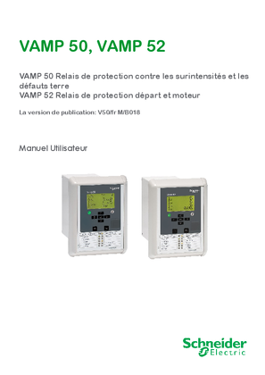 Image of VAMP 50 series user manuals