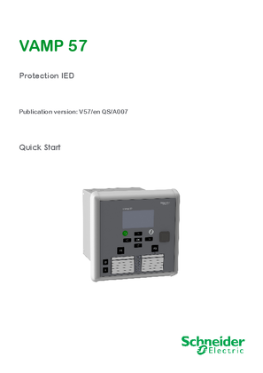 Image of VAMP 57 protection IED Quick Start