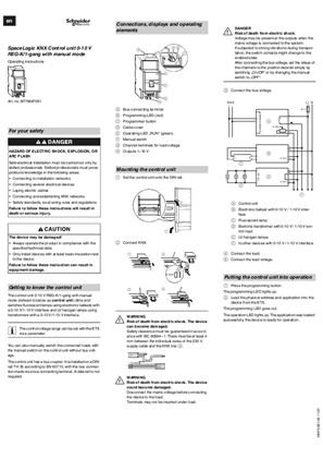 Imagen de SpaceLogic KNX- Switch Actuator REG-K/2x230/16-Operating instructions (EN)