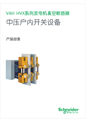 的映像 HVX,VAH发电机真空断路器中压户内开关设备产品目录