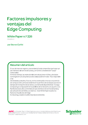 Factores impulsores y ventajas del Edge Computing