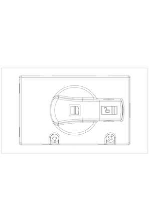 Image of Technical drawing for MECHANICAL COUPLING SYSTEM FOR 6-8 POLE SWITCH DISCONNECTORS