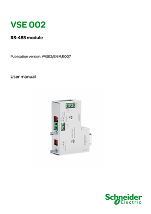 的映像 VSE 002 - External RS-485 module - User manual