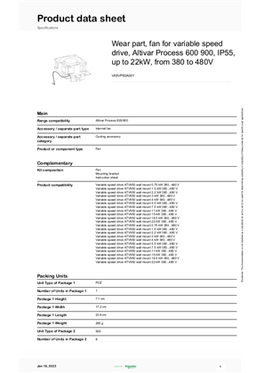 Image of VX5VP50A001_Product Datasheet