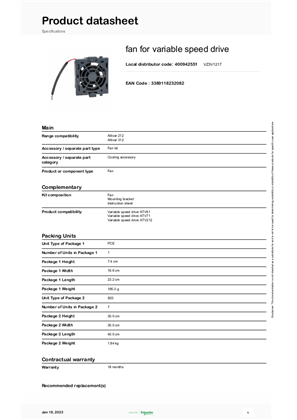 ภาพของ VZ3V1217_Product Datasheet