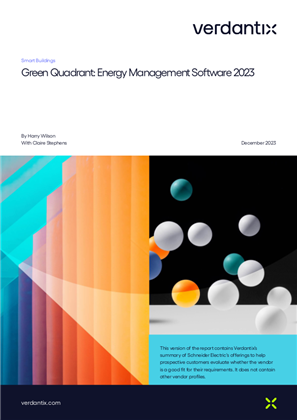 Imagen de Verdantix Green Quadrant: Energy Management Software 2023 Report