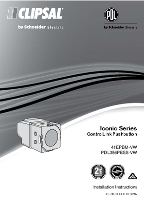 Image of PDL Iconic- Control Link Push-button-User Guide (EN)