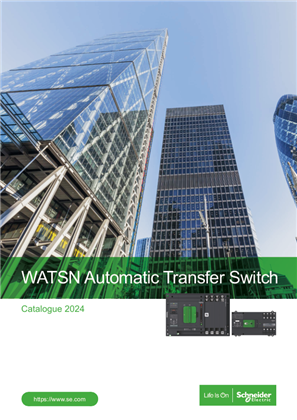Image of WATSN Automatic Transfer Switch Catalogue 2024