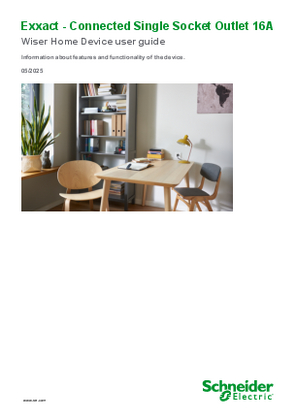 Image of Exxact Connected Single Socket Outlet 16A - Device user guide (Wiser Home)
