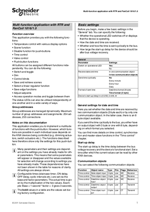 Slika linije Push-button plus with room temperature control unit, Application description, EN