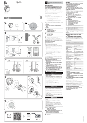 Image of Connected Thermostat Room/Floor 16 A - Installation manual