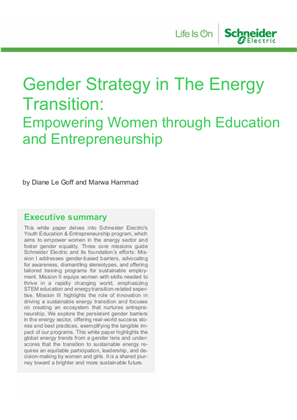 Imagen de Gender Strategy in The Energy Transition: Empowering Women through Education and Entrepreneurship