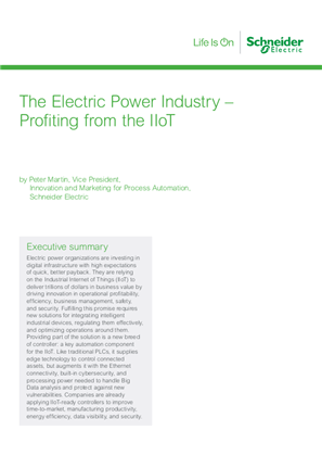 Imagen de The Electric Power Industry: Profiting from the IIoT