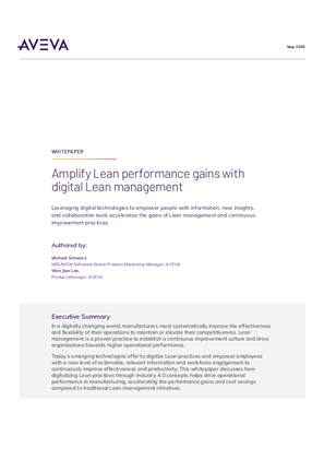 Image of Amplify Lean performance gains with Digital Lean management