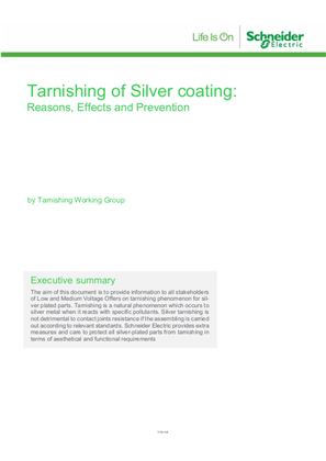 Image of Tarnishing of Silver coating
