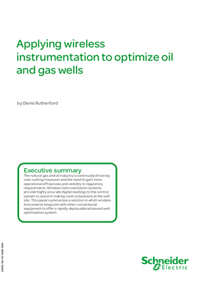 Imagen de Wireless Instrumentation Oil & Gas