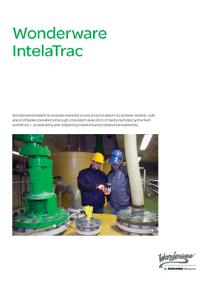 Imagen de Manufacturing Operations - Wonderware IntelaTrac