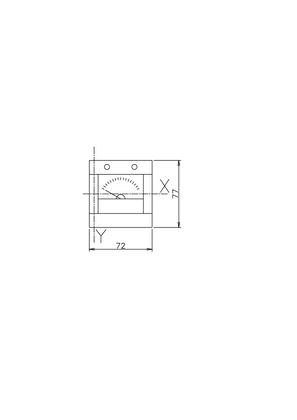 的映像 AMP analog ammeters VLT digital voltmeters Technical drawings