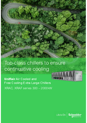 Image of Uniflair Air Cooled and Free Cooling Extra Large Chillers_XRAC XRAF Series 300 1500kW_Brochure_EN