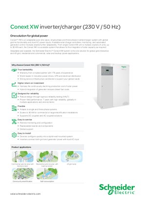 Image of XW 230V Datasheet
