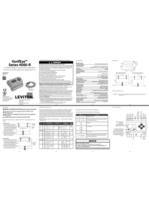 Image of Compact Modbus Power and Energy Meter For Use Only With E683 Series Rope Style CTs - Quick installation guide