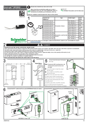 Imagen de PowerLogic™ HDPM6000 Temperature and Humidity Sensor