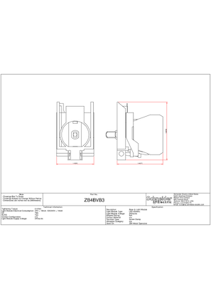 Zb4bvb3 Harmony Xb4 Light Block With Body Fixing Collar Metal Green Integral Led 24 V Ac Dc Schneider Electric Global