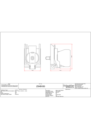 Zb4bvb5 Harmony Xb4 Light Block With Body Fixing Collar Metal Orange Integral Led 24 V Ac Dc Schneider Electric Global