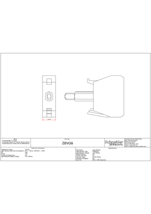 Zbvg6 Harmony Xb4 Light Block For Head O22 Blue Integral Led 110 120 V Ac Schneider Electric Global