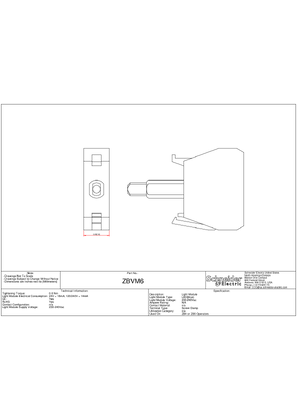 Zbvm6 Harmony Xb4 Light Block For Head O22 Blue Integral Led 230 240 V Ac Schneider Electric Global