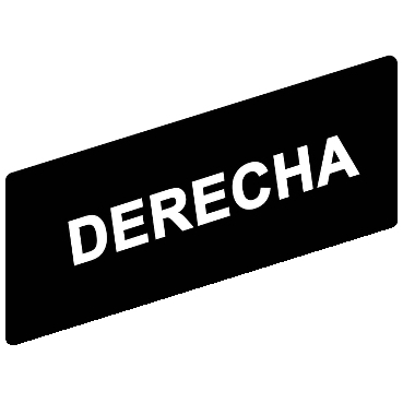 Image of ZBY02409 : marked legend 8 x 27 mm for legend holder 30 x 40 mm - DERECHA