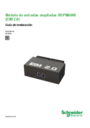 Imagen de Módulo de entradas ampliadas HDPM6000 - Guía de instalación