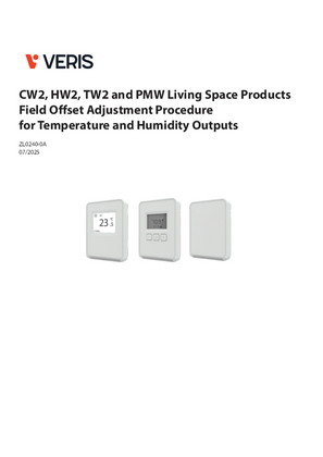 Image of CW2, HW2, TW2 and PMW Living Space Products Field Offset Adjustment Procedure for Temperature and Humidity Outputs