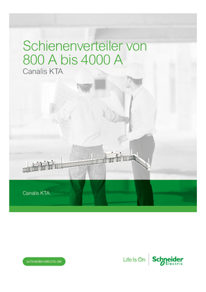 Bild von Schienenverteiler von 800 A bis 4000 A Canalis KTA.