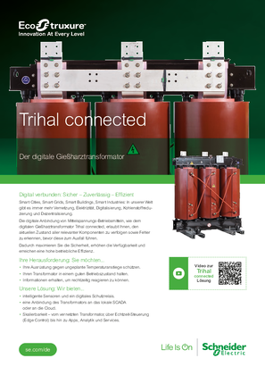 Bild von Trihal connected - Der digitale Gießharztransformator