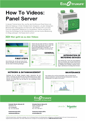 Bild von "How-to" Videos für Panel Server