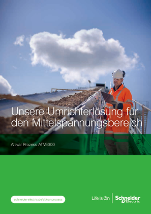 Bild von Altivar ATV6000 – Unsere Umrichterlösung für den Mittelspannungsbereich