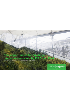 Image of Buildings Renovation Event - Webinar Presentation