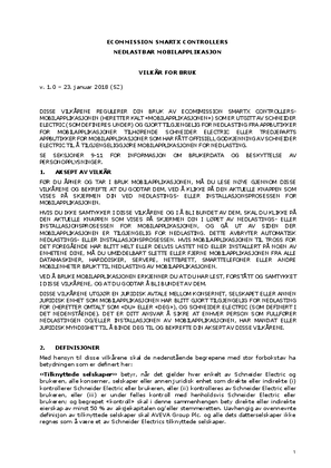 Slika korisnika eCommission SmartX Controllers - Terms Of Use Norwegian