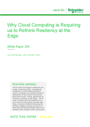 Billede af Why Cloud Computing is Requiring us to Rethink Resiliency at the Edge