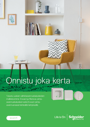 Kuva kohteesta Exxact ja Renova uudet pinta-asennustuotteet 2019 katalogi