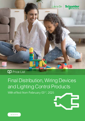 Image of Final Distribution and Wiring Devices Pricelist 2025