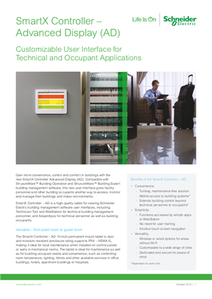 Image of SmartX Controller – Advanced Display (AD) Flyer