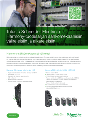 Kuva kohteesta Harmony sähkömekaaniset välireleet ja aikareleet