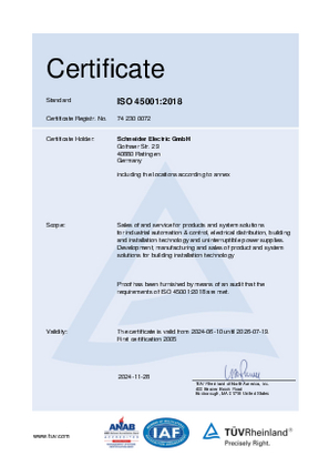 Εικόνα του Occupational health and safety management: ISO 45001:2018 (EN)