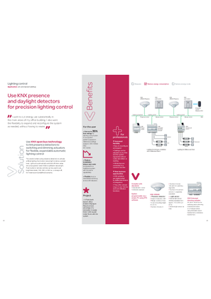 Image of Use KNX presence and daylight detectors for precision lighting control