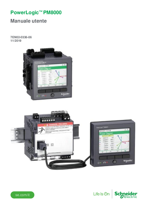 Immagine di Manuale utente PoweLogic PM8000