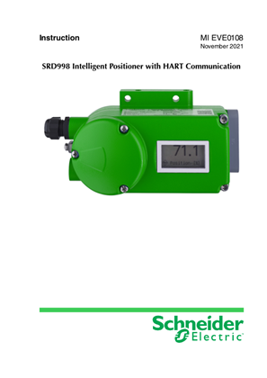的映像 SRD998 Intelligent Positioner with HART Communication